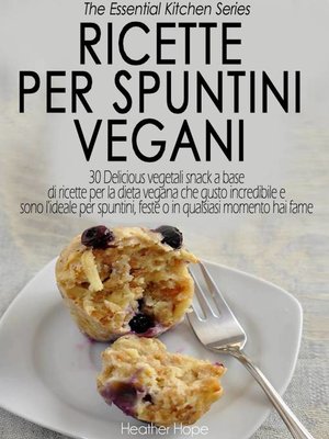 cover image of Ricette per Spuntini Vegani